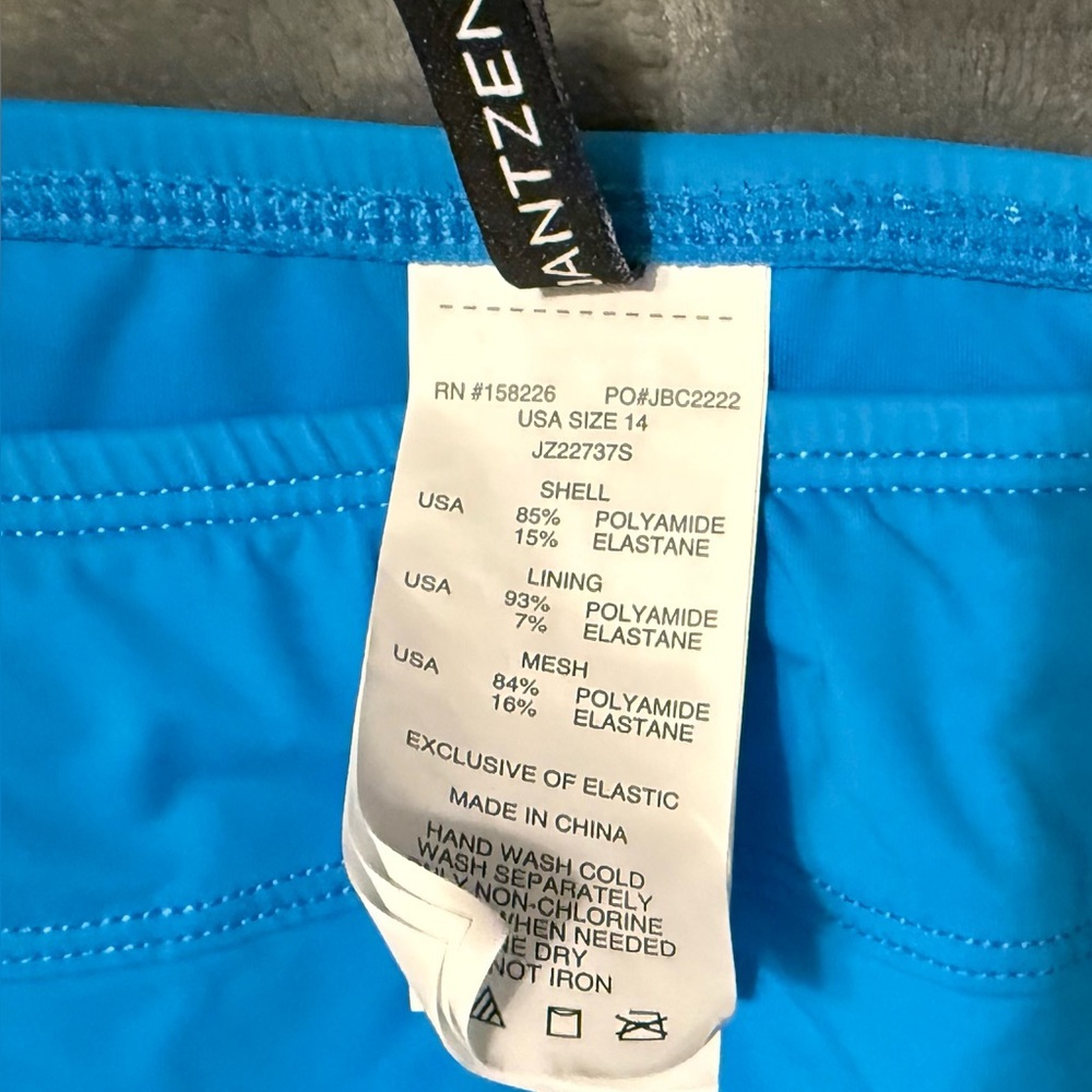 Jantzen Swim Skirt/Skorts Light Blue & Dark Blue, Bundle of 2 - Picture 7 of 13